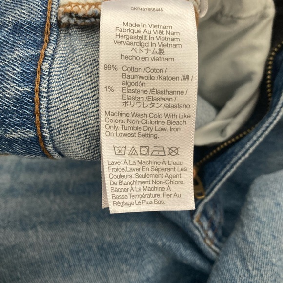 Madewell High-Rise Slim boyjean medium wash size 29 - Picture 7 of 8